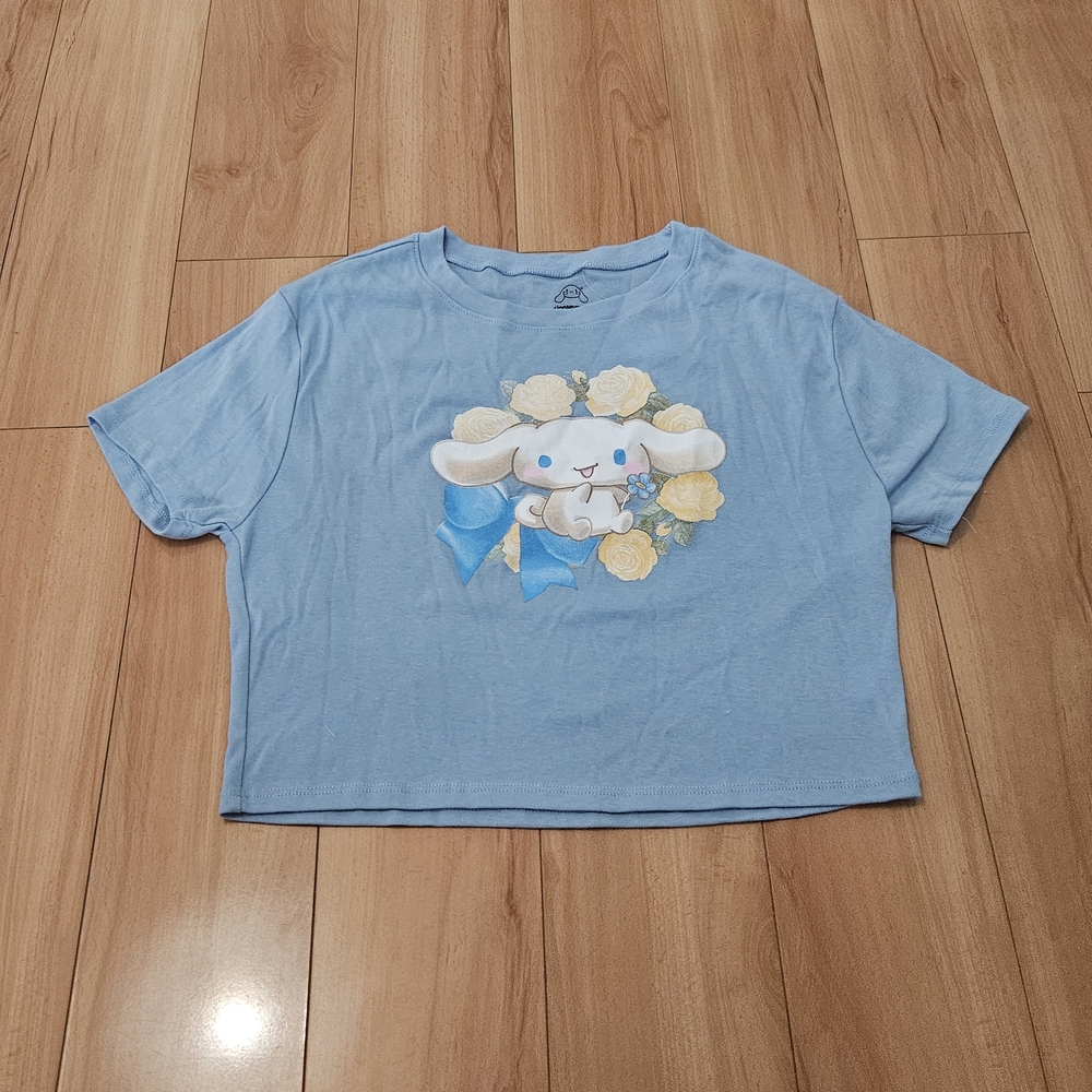Adidas Light Blue Floral Tee